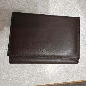 Furla Dark Brown Leather Wallet